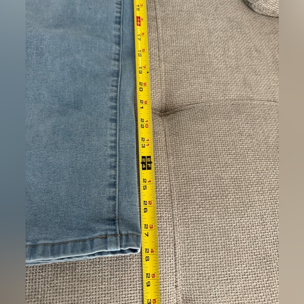 Women's Light Blue Flare Jeans - Picture 10 of 12